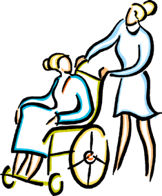 LPN To RN Programs: LPN with patient in a wheelchair